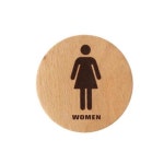 MENOWCBK 4A 아트사인 싸인 WOMEN 55x55mm 6504 표시