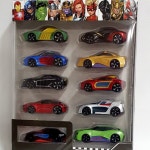 대원미디어 마블 마블 GO 다이캐스트 터보 멀티팩 10종 미니카세트