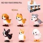개새 세컨드 시즌 피규어 굿즈 고양이 차량용 동물 미니 6개 세트 티류으스