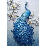 액자 캔버스형보석십자수 Diy세트 라운드 비즈 핫 제품 풍경 동물 30 X 40 cm 1세트 올레보 공작 G1879