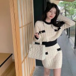 여성용 코젠트 니트 투피스