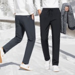 오리털 겨울 경량 정장 패딩바지 보온 방풍 방한 오토바이 바지 작업복