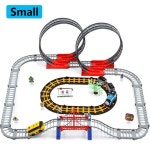 전기 기차 철도 세트 장난감 RC 모델 02 small2 1개 H0020