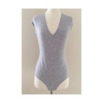 NEW JCrew Cap-sleeve bodysuit Italian featherweight cashmere M G2896