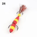 색 사이즈 베이스 루어 소프트 낚시베이스 밀도 폼 수영 미끼 B L-3pcs 1개 32 26