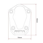 제타 레이싱 단조 알루미늄 킥스탠드 사이드 스탠드 익스텐더 G4788