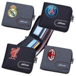 토트넘지갑 지퍼 Tottenham 남성카드지갑 선물 EPL 기념품 레알-블랙