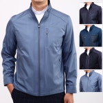 샤인힐즈 봄가을 국산 POLKA 고급 남성 신사 집업 자켓 50네이비 110 PKK4451