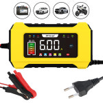 자동차밧데리충전기 지능형 고속 전력 충전 자동차 완전 자동 배터리 스마트 LCD 12V 6A