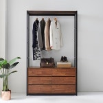 EO 3단 수납서랍 옷걸이봉 행거 1200 1인옷장 틈새