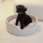 펫바이블 펫바이블 크라운 강아지 원형 방석 고양이 애견 쿠션