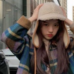 여성 따뜻 포근 양털 군밤모자 캠핑 뽀글이 방한모자