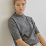 아비토안젤리코 Raccoon half-sleeve pullover
