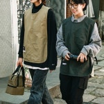 방수 바리스타 애견미용 공방 조끼 조끼형 앞치마