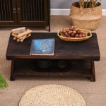테이블 식 좌식 거실 탁자 다도 커피 좌탁 원목 티테이블 낮은 소형