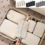 완전압축 여행 파우치 4종세트 방수 화장품파우치