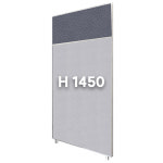 30T PVC 아치 H1 패브릭 투톤 파티션 H1150