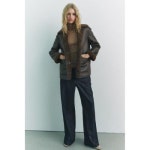 자라 ZARA 자라 페이크 레더 리버시블 더블 페이스드 코트 여성 상품번호 6318 248 700