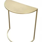 반원형 코너 테이블 공간 사이드 대리석 모서리 좁은