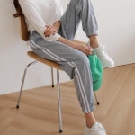 더바디시크릿 2선 여성 조거 바지 트레이닝 팬츠 se24346