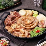 푸짐한 안주 한상 우삼창 모듬구이 900g 소곱창 소대창 소막창