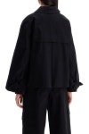 GANNI GANNI checked canvas jacket with textured pattern 099