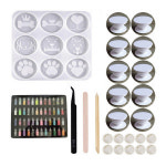 레진 공예 아트 세트 핸드폰 스마트톡 그립 톡 만들기 키트 세트 공예 재료 4구