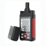 Lancoon 온도 습도계 디지털 온도계 습도계 이슬점 습구 고정밀 주변 습도 모니터 실내 실외 최대 최소