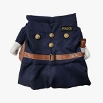 강아지 할로윈 옷 코스튬 애견 경찰 L