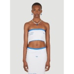 25 DI PETSA 여성 Wet Script Boob Tube Top dip0247008wht