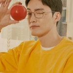 루카디스 10 컬럼비아 스퀘어 메탈 안경테 쿠퍼브라운