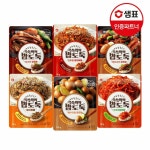 샘표 샘표 쓱쓱싹싹 밥도둑 6종 3 3개 간편식 반찬