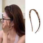 프랑스 슬림 호피 헤어밴드