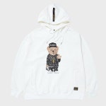 스티그마 스티그마 EMB COMPTON BEAR OVERSIZED HEAVY SWEAT HOODIE