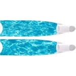 Leaderfins 프리다이빙 핀 카본핀 카본 블루웨이브 퓨어 프리다이빙과 스피어 낚시 지