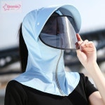 풀커버 자외선차단 썬바이저 얼굴 햇빛가리개 썬캡