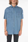 닐바렛 NB22 닐바렛 남성 셔츠 Short Sleeved Chambray Shirt with Double Breast Pocket 427532 427532