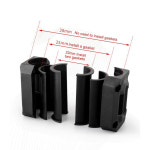 R 범퍼 LC 호환 어드벤처 1250 블록 보호 크래시 1200 ADV 바 GS 오토바이 커버 R1200GS 장식 엔진 BMW 1PC R1250GS