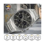 세이코 Seiko 세이코 남성용 시계 크로노그래프 쿼츠 다이얼 스테인리스 스틸 브레이슬릿 P1 SSB455P1