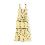 GANNI 가니 여성 스모크 미디 민소매원피스 288 Floral Shadow Flan