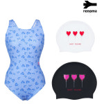 여성 캔디팝 X백 원피스 수영복실리콘수모세트 레노마수영복 LS2E804 RC2E407SET