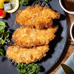 튀겨나온 수제 치킨안심까스 맛집 돈까스 정다함돈까스 210g 7개
