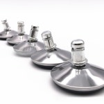 직경 인서트로드 스윙 스테인레스 조정 커버 의자 스틸 패드 ADJUSTMEN 범용 5PC