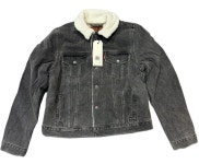 리바이스 리바이스 Premium Sherpa Womens Trucker Jacket Color Wash M 361350043