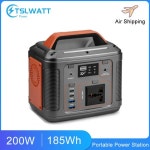 휴대용 태양광 발전소 캠핑 LED 야외 에너지 저장 200W AC
