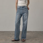 코어드 기장선택 Straight denim light long S