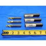 MJ Tooling LLC 3 PC LOT of 탄화물 TIN 코팅 테이퍼 END 밀스 12컷 다이아 플루트 82904749 CB2877BR3