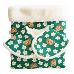 도도야 유아용 유니크베어 케이프블랭킷 크림 스카프빕 세트