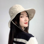 와이어 사파리 어텀가리개 낚시햇빛 성용 아웃도어 벙거지 모자 버킷 캠핑