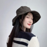 와이어 사파리 어텀다크 가리개 낚시성용 벙거지 햇빛 모자 버킷 아웃도어 캠핑